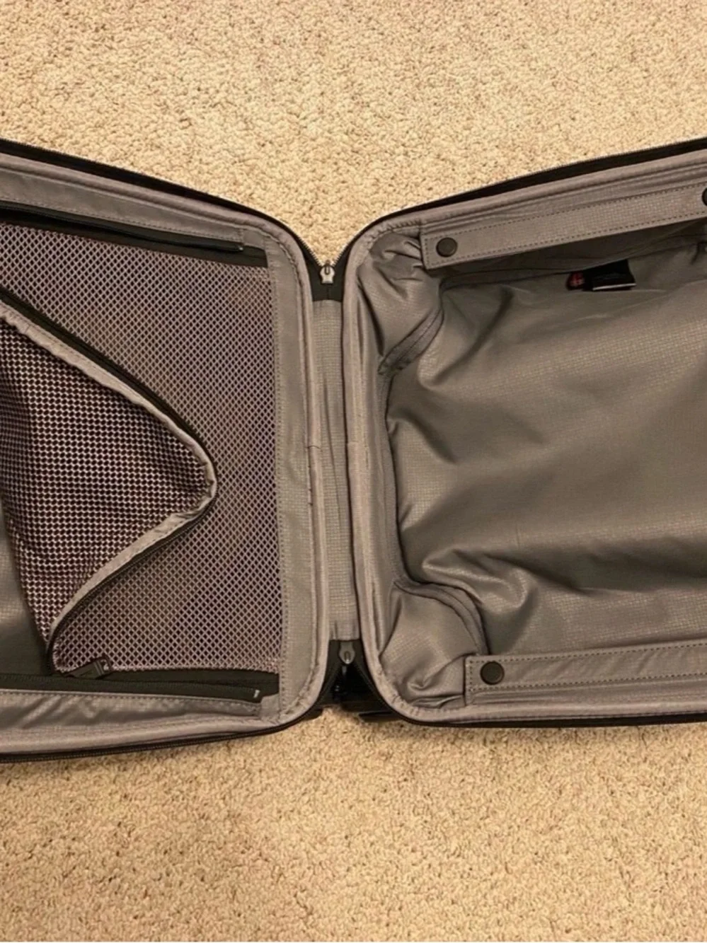 Tumi Black Rolling Business Carry-On with Telescoping Handle